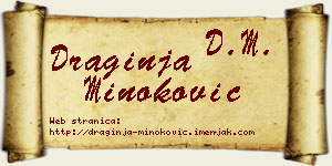 Draginja Minoković vizit kartica